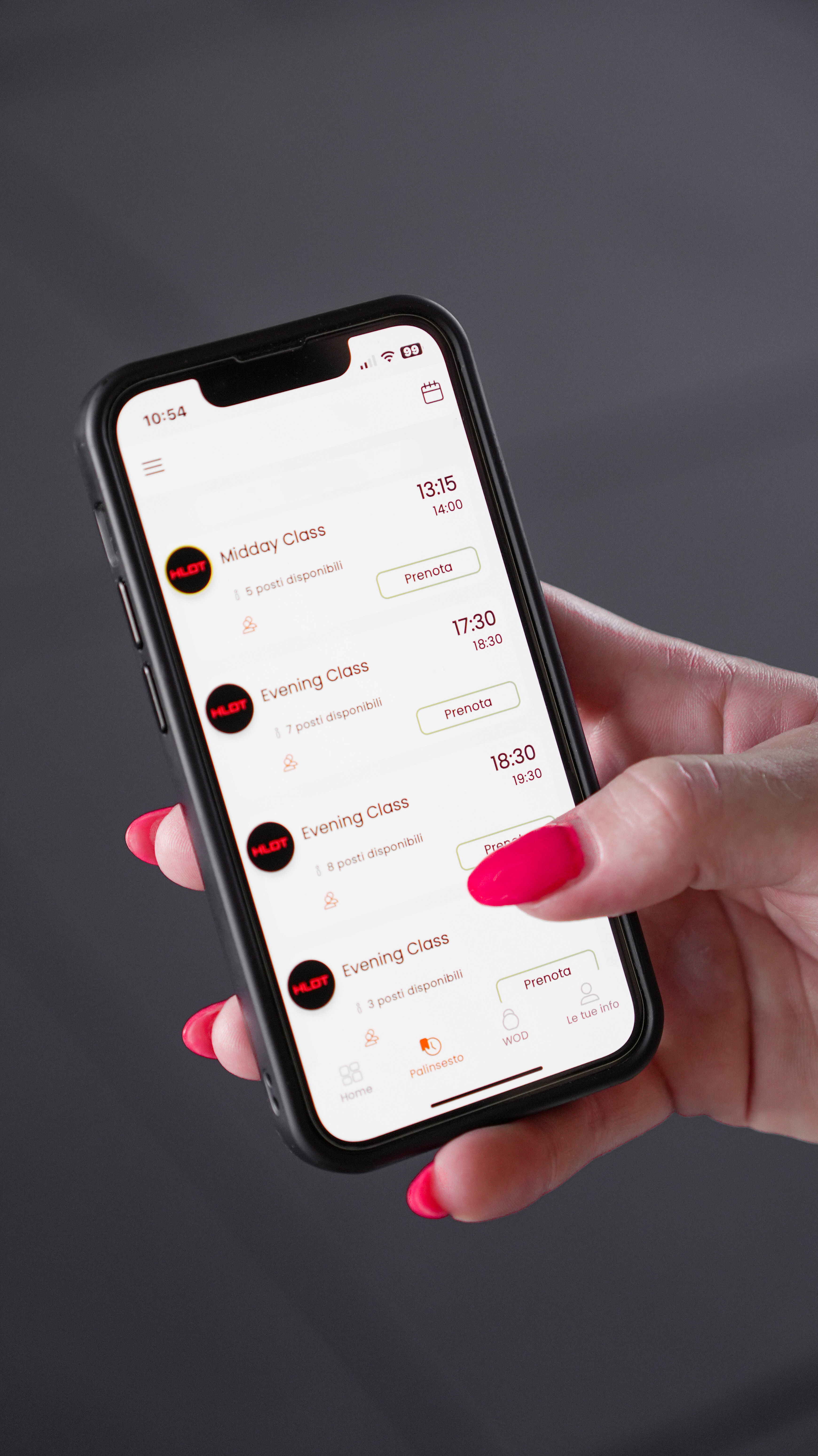 Book your class with HoldOut smartapp